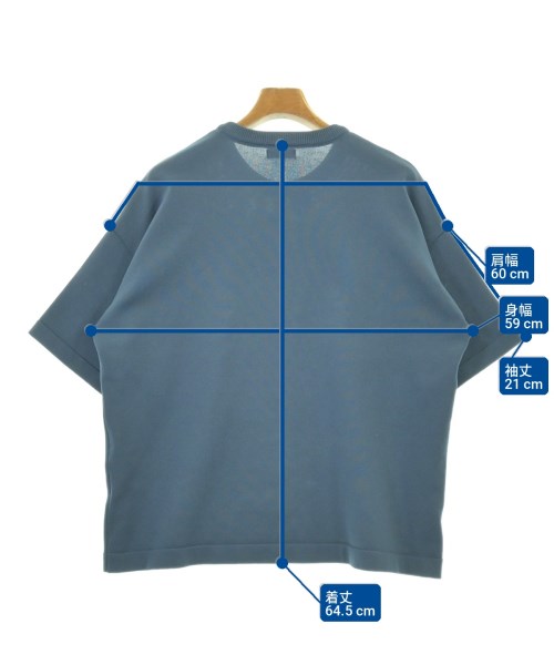 ITEMS URBAN RESEARCH（アイテムズアーバンリサーチ）ニット・セーター 青 サイズ:M メンズ/2200720344011