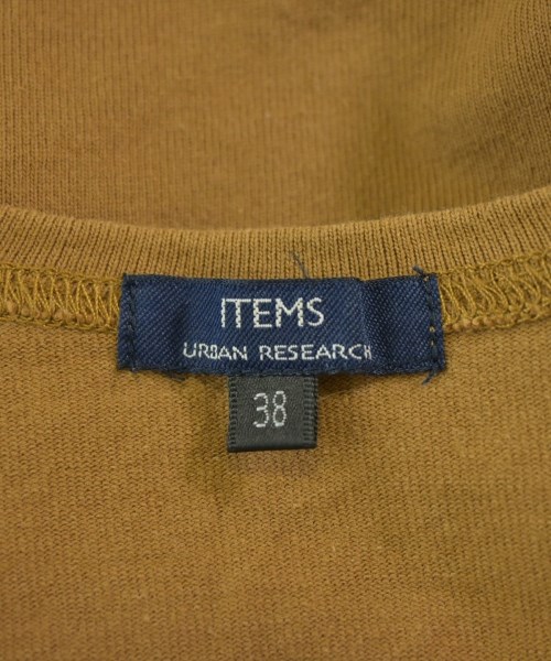 ITEMS URBAN RESEARCH（アイテムズアーバンリサーチ）Tシャツ・カットソー 茶 サイズ:38(M位) レディース/2200726104206