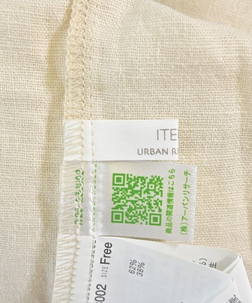 ITEMS URBAN RESEARCH（アイテムズアーバンリサーチ）ブラウス ベージュ サイズ:F レディース/2200675144025
