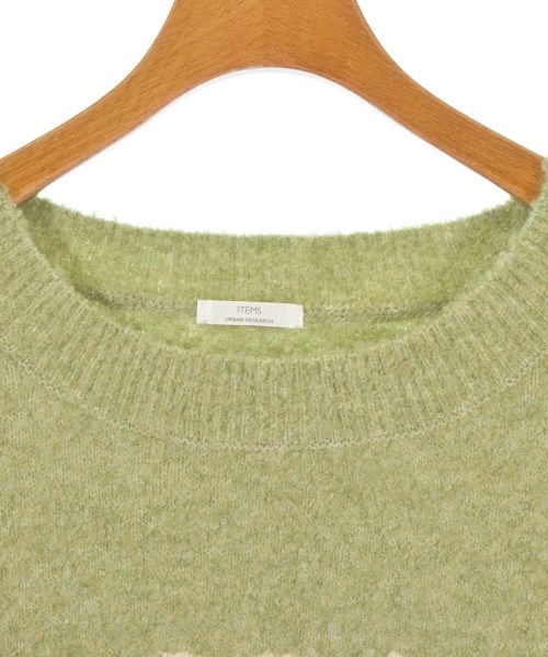 ITEMS URBAN RESEARCH（アイテムズアーバンリサーチ）ニット・セーター 緑 サイズ:F レディース/2200682983082