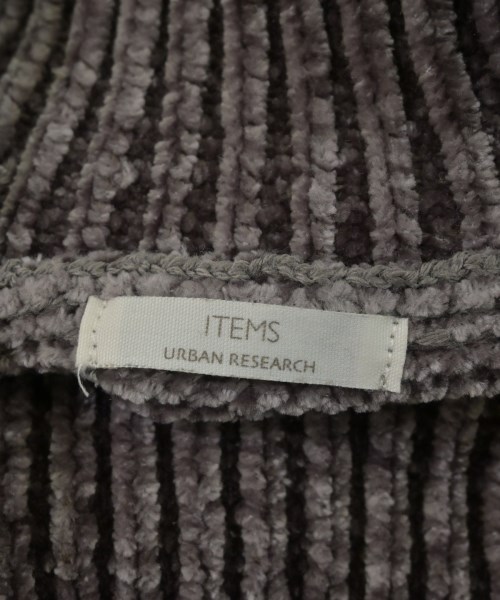 ITEMS URBAN RESEARCH（アイテムズアーバンリサーチ）ニット・セーター グレー サイズ:F レディース/2200683287028
