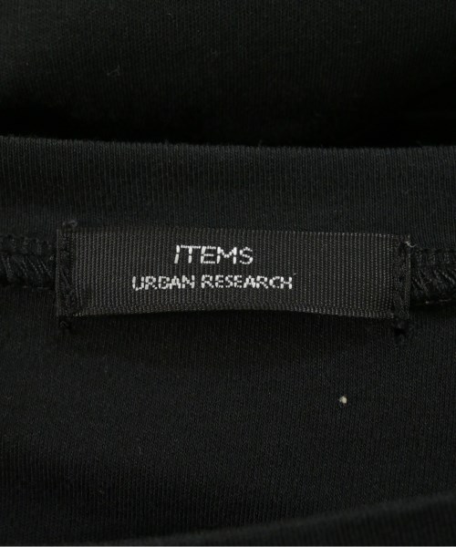 ITEMS URBAN RESEARCH（アイテムズアーバンリサーチ）Tシャツ・カットソー 黒 サイズ:F レディース/2200680617088