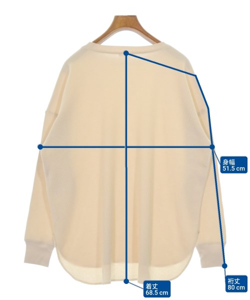 ITEMS URBAN RESEARCH（アイテムズアーバンリサーチ）Tシャツ・カットソー ベージュ サイズ:F レディース/2200686137108