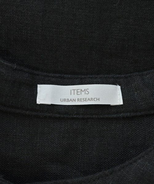 ITEMS URBAN RESEARCH（アイテムズアーバンリサーチ）カジュアルシャツ 黒 サイズ:F レディース/2200689134012