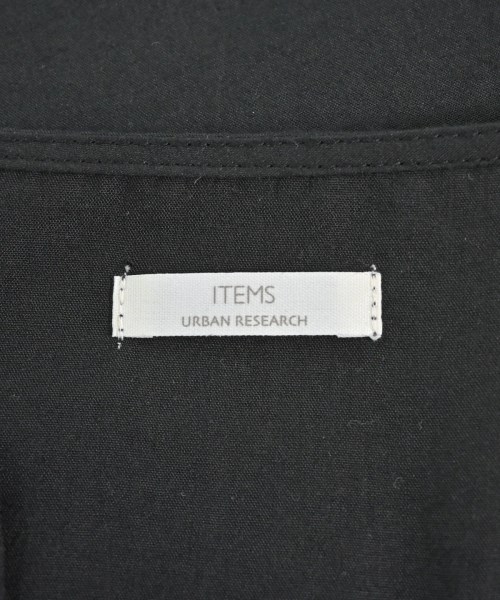 ITEMS URBAN RESEARCH（アイテムズアーバンリサーチ）カジュアルシャツ 黒 サイズ:F レディース/2200689134029