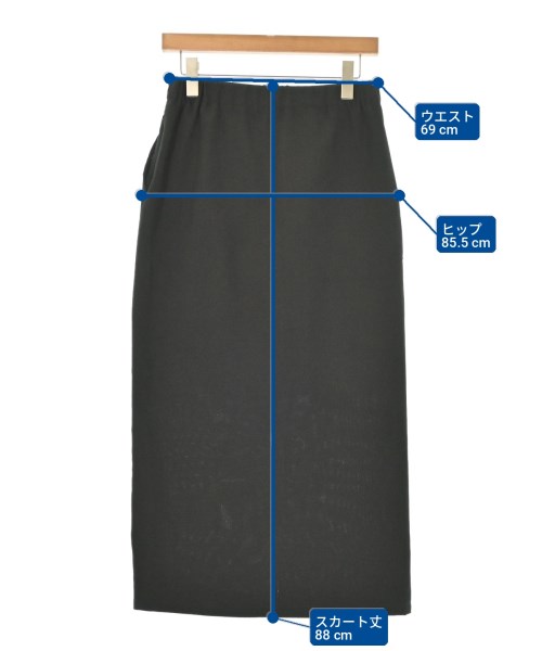 ITEMS URBAN RESEARCH（アイテムズアーバンリサーチ）ロング・マキシ丈スカート 黒 サイズ:F レディース/2200689134135