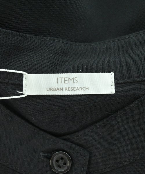 ITEMS URBAN RESEARCH（アイテムズアーバンリサーチ）ブラウス 黒 サイズ:F レディース/2200685210048