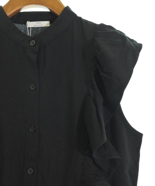 ITEMS URBAN RESEARCH（アイテムズアーバンリサーチ）ブラウス 黒 サイズ:F レディース/2200685210048