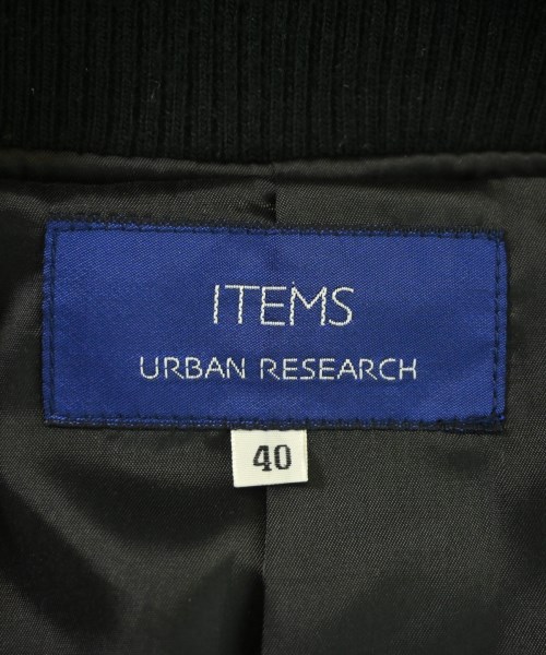 ITEMS URBAN RESEARCH（アイテムズアーバンリサーチ）ライダース 黒 サイズ:40(M位) メンズ/2200690307047