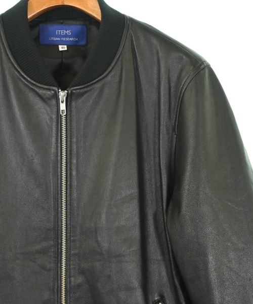 ITEMS URBAN RESEARCH（アイテムズアーバンリサーチ）ライダース 黒 サイズ:40(M位) メンズ/2200690307047