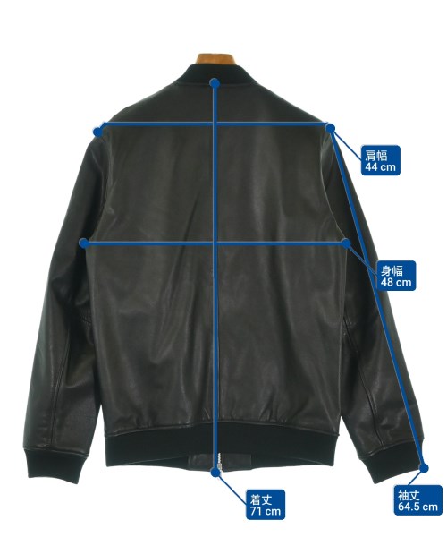 ITEMS URBAN RESEARCH（アイテムズアーバンリサーチ）ライダース 黒 サイズ:40(M位) メンズ/2200690307047