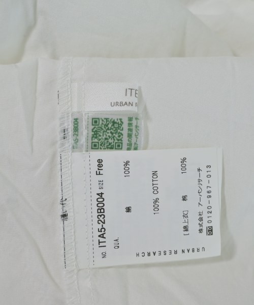 ITEMS URBAN RESEARCH（アイテムズアーバンリサーチ）ブラウス 白 サイズ:F レディース/2200685194034