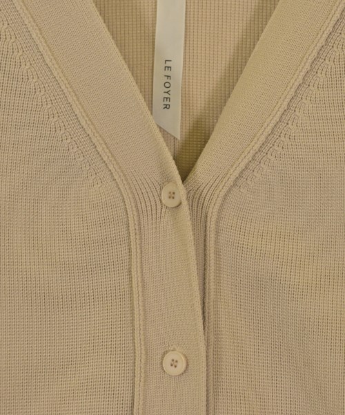 LE FOYER（ルフォワイエ）カーディガン ベージュ サイズ:38(M位) レディース/2200654249109