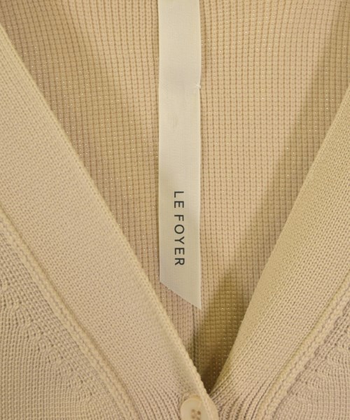 LE FOYER（ルフォワイエ）カーディガン ベージュ サイズ:38(M位) レディース/2200654249109