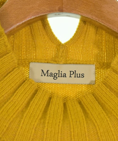 Maglia Plus（マリアプラス）ニット・セーター 黄 サイズ:F レディース/2200708341148