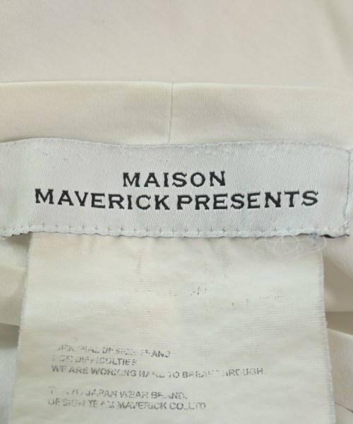 MAISON MAVERICK PRESENTS（メゾンマベリックプレゼンツ）Tシャツ・カットソー 白 サイズ:-(M位) レディース/2200629905016