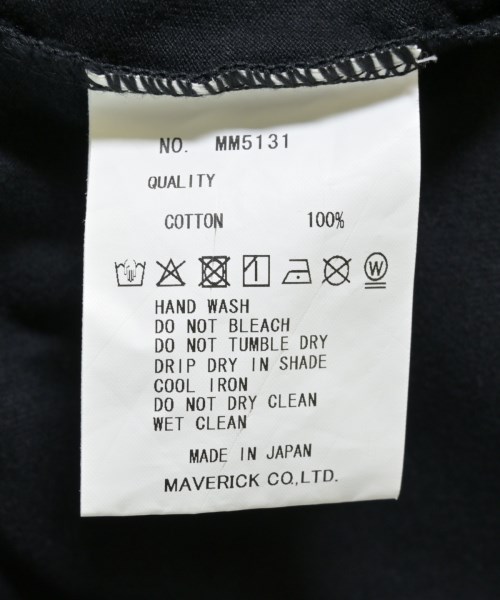 MAISON MAVERICK PRESENTS（メゾンマベリックプレゼンツ）Tシャツ・カットソー 黒 サイズ:-(M位) レディース/2200715594018