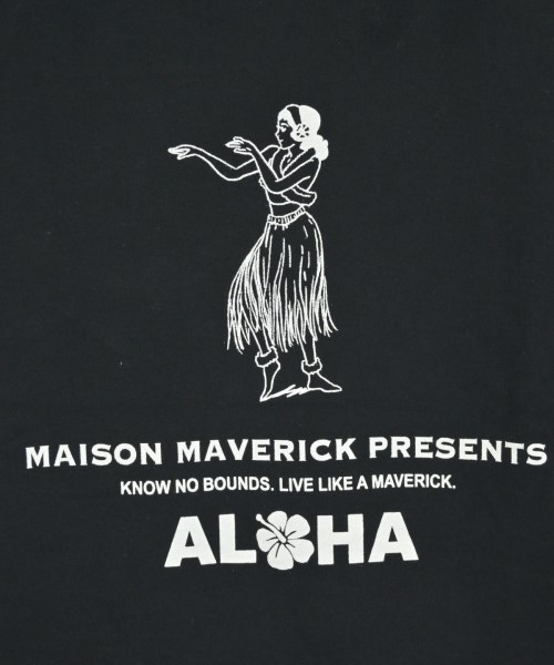MAISON MAVERICK PRESENTS（メゾンマベリックプレゼンツ）Tシャツ・カットソー 黒 サイズ:-(M位) レディース/2200715594018