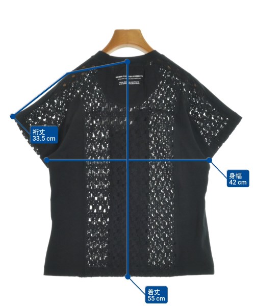 MAISON MAVERICK PRESENTS（メゾンマベリックプレゼンツ）Tシャツ・カットソー 黒 サイズ:38(M位) レディース/2200643540064