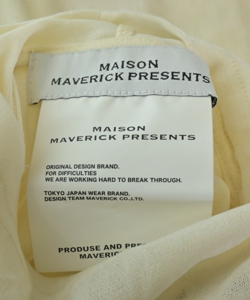 MAISON MAVERICK PRESENTS（メゾンマベリックプレゼンツ）Tシャツ・カットソー 白 サイズ:-(M位) レディース/2200677595054