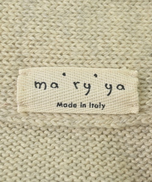 ma'ry'ya（マリア）カーディガン 白 サイズ:S メンズ/2200712857062