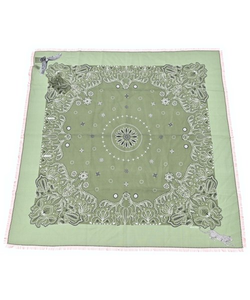 Mont Kiji(モンキジ)バンダナ・スカーフ 緑 サイズ:-/2200631234203