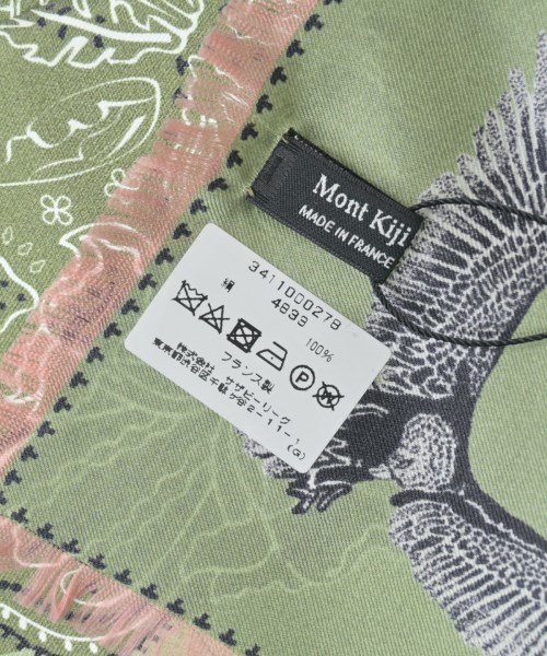 Mont Kiji（モンキジ）バンダナ・スカーフ 緑 サイズ:- レディース/2200631234272
