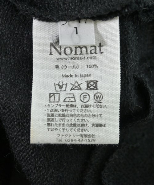 NOMAT（ノマット）ブラウス 黒 サイズ:1(S位) レディース/2200702441059