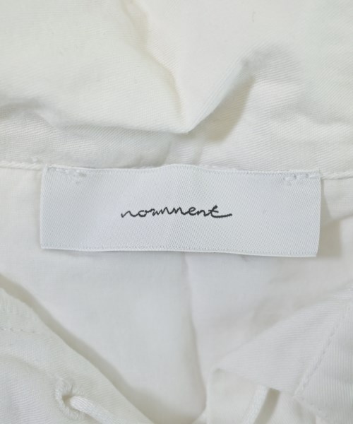 normment（ノーメント）カジュアルシャツ 白 サイズ:F レディース/2200615806068