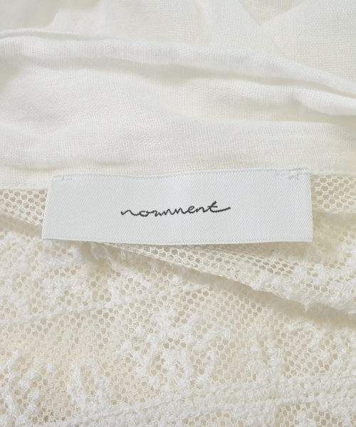 normment（ノーメント）ワンピース 白 サイズ:F レディース/2200615806129