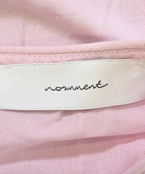 normment（ノーメント）カジュアルシャツ ピンク サイズ:F レディース/2200615806143