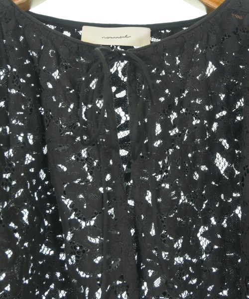 normment（ノーメント）ブラウス 黒 サイズ:F レディース/2200673163097