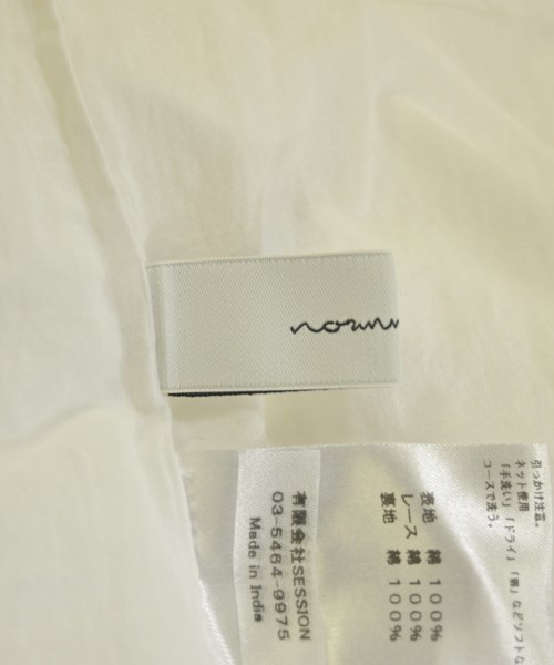 normment（ノーメント）ワンピース 白 サイズ:F レディース/2200706215090