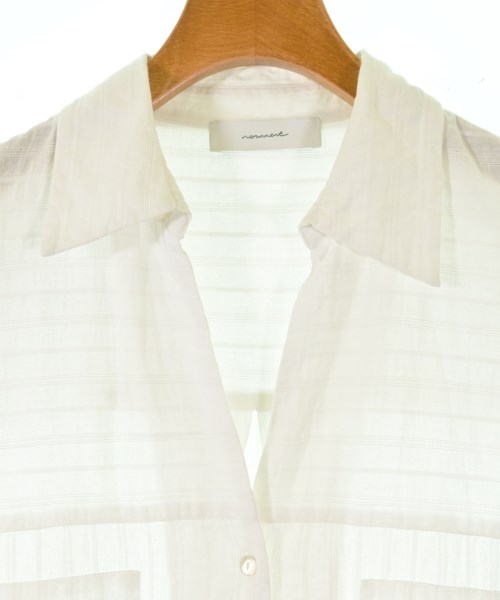 normment（ノーメント）シャツワンピース 白 サイズ:F レディース/2200690080148
