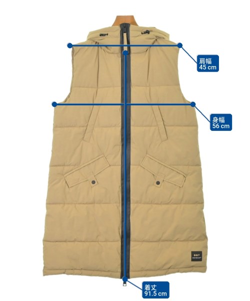 OOF WEAR（オーフウエア）ダウンジャケット/ダウンベスト ベージュ サイズ:42(L位) レディース/2200636210011