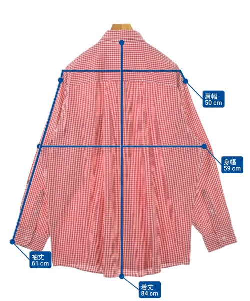 ORVIS（オービス）カジュアルシャツ 赤 サイズ:XL メンズ/2200616935804