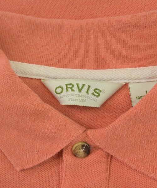ORVIS（オービス）ポロシャツ オレンジ サイズ:L メンズ/2200666809049