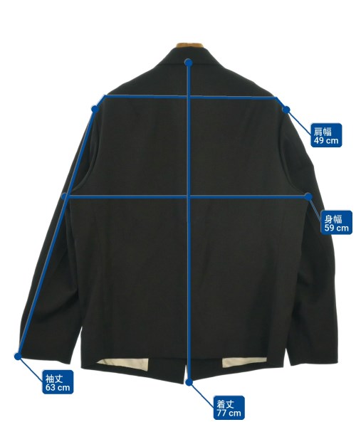 OUAT（オーユーエーティー）テーラードジャケット 黒 サイズ:0(XS位) メンズ/2200620586030