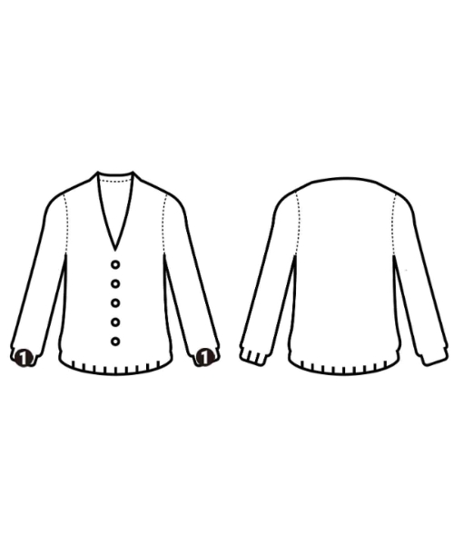 OUAT（オーユーエーティー）カーディガン 青 サイズ:3(L位) メンズ/2200656078035