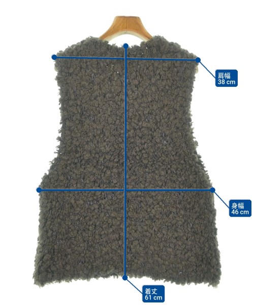 OUAT（オーユーエーティー）ベスト 茶 サイズ:3(L位) メンズ/2200659329028