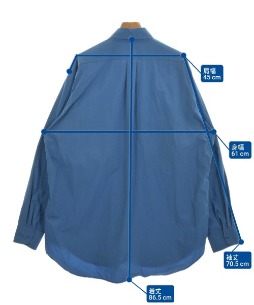 PACS（パックス）カジュアルシャツ 青 サイズ:LL メンズ/2200619837013