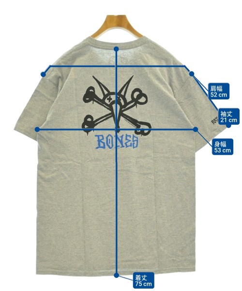 POWELL PERALTA（パウエルペラルタ）Tシャツ・カットソー グレー サイズ:L メンズ/2200618472512