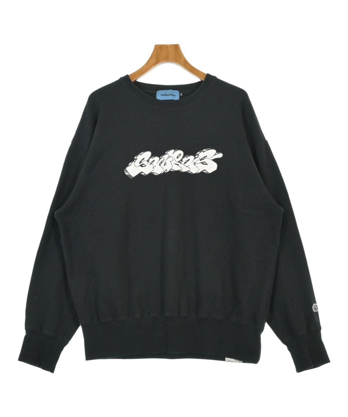 SauRas Being ソーラスビーイング スウェット XL 黒 【古着】【中古】【送料無料】 SauRas Being（ソーラスビーイング）スウェット 黒 サイズ:XL メンズ