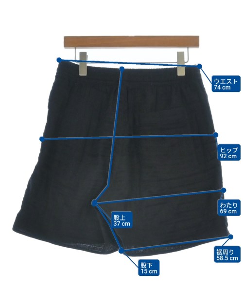 TRUE TRIBE（トゥルートライブ）ショートパンツ 黒 サイズ:M メンズ/2200634823121