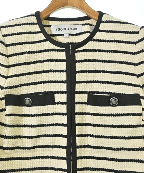 VERONICA BEARD（ベロニカビアード）ノーカラージャケット 白 サイズ:2(M位) レディース/2200632651108