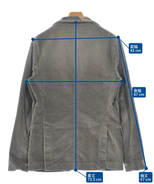 VULPINARI（ブルピナリ）テーラードジャケット 茶 サイズ:46(M位) メンズ/2200662625360