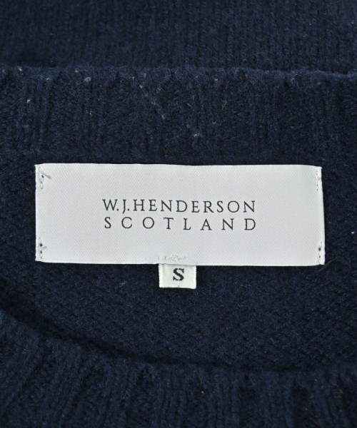 W.J.HENDERSON（ダブルジェイヘンダーソン）ニット・セーター 紺 サイズ:S レディース/2200659112033