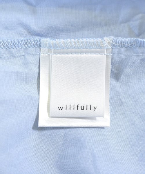 willfully（ウィルフリー）ブラウス 青 サイズ:F レディース/2200620832014