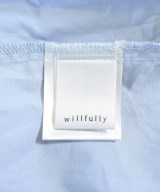 willfully（ウィルフリー）ブラウス 青 サイズ:F レディース/2200620832014