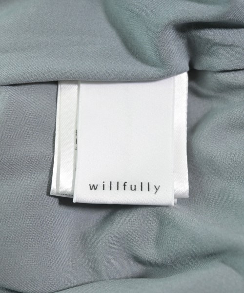 willfully（ウィルフリー）ロング・マキシ丈スカート 青 サイズ:F レディース/2200615323176